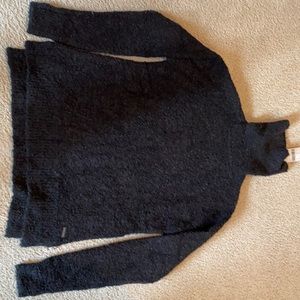 Ladies L Sweaty Betty black Boucle sweater.  NWT.